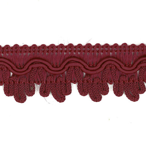 77324 Braid Scalloped 30mm Burgundy