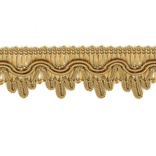 77329 Braid Scalloped 30mm Old Gold