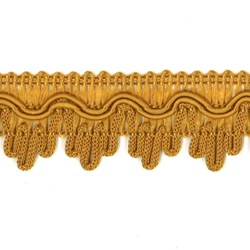 77330 Braid Scalloped 30mm Burnt Gold