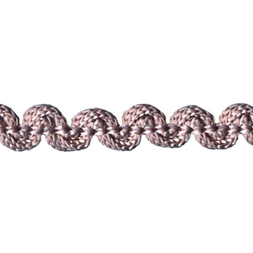 77372 Braid Ric Rac Crochet 6mm Mushroom