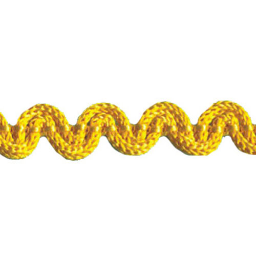 77380 Braid Ric Rac Crochet 6mm Sunflower