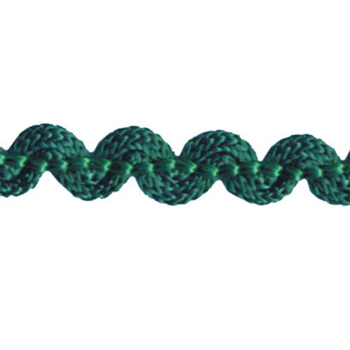 77386 Braid Ric Rac Crochet 6mm Hunter Green