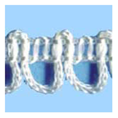 77468 Braid Looped 10mm Bridal White