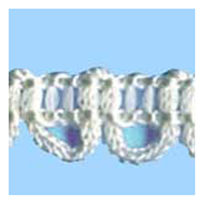 77469 Braid Looped 10mm Cream