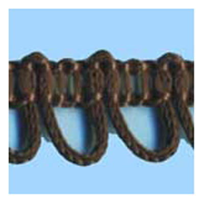 77475 Braid Looped 10mm Brown