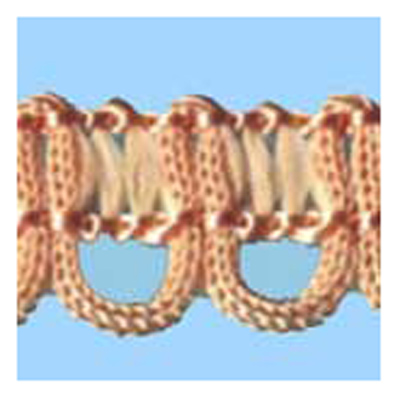 77477 Braid Looped 10mm Peach