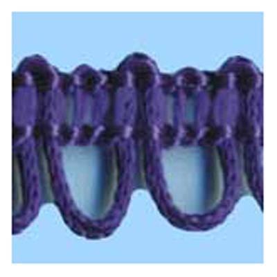 77485 Braid Looped 10mm Purple