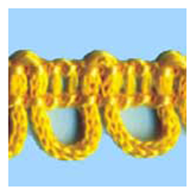 77486 Braid Looped 10mm Sunflower