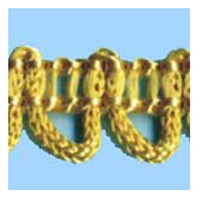 77487 Braid Looped 10mm Harvest Gold