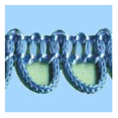 77494 Braid Looped 10mm Blue