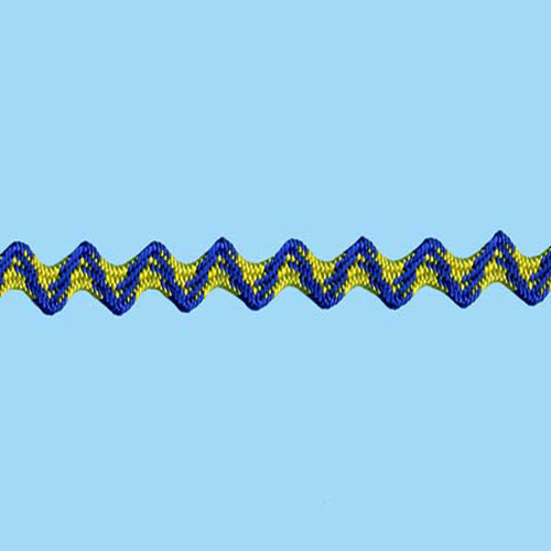 77624 Braid Ric Rac Royal Gold