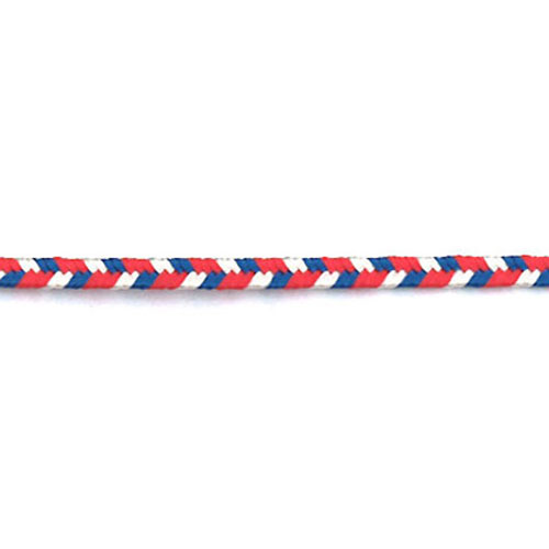 77626 Braid Russia 3mm Red White Royal
