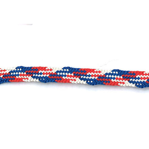 77628 Braid Flat 6mm Red Royal White
