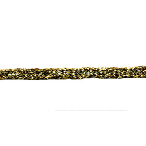 77698 Braid Metallic 3mm Gold