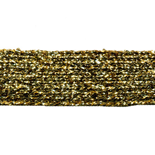 77710 Braid Metallic 18mm Gold