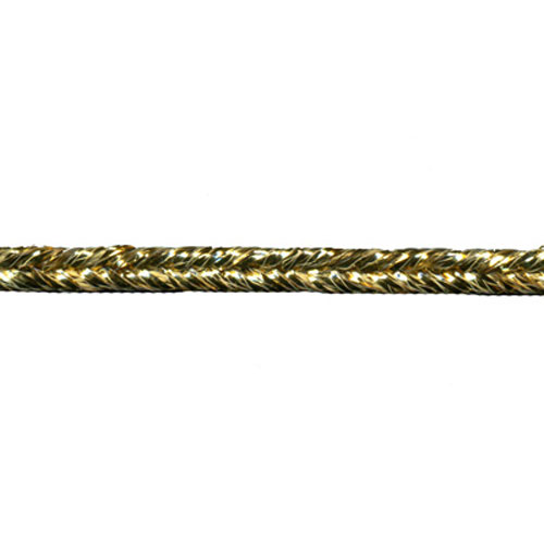 77754 Braid Metallic 4mm Gold Lurex
