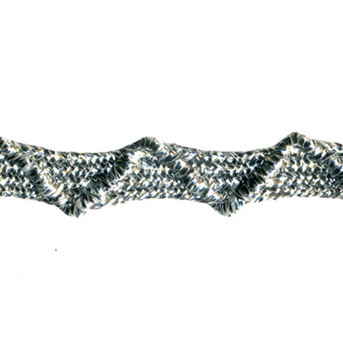 77779 Braid Metallic 10mm Silver Lurex