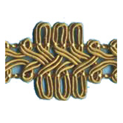 78026 Braid Gimp 23mm Old Gold