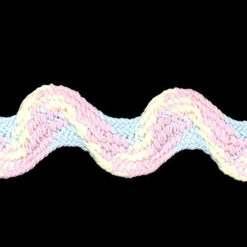 78036 Braid Ric Rac 22mm Multi Col 4