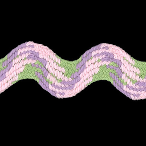 78039 Braid Ric Rac 22mm Multi Col 10