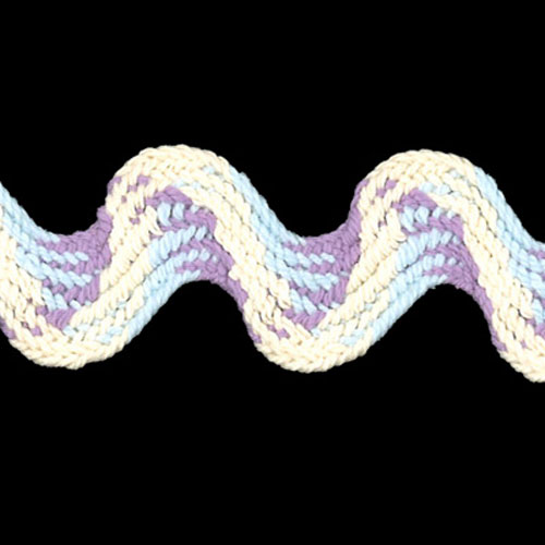 78042 Braid Ric Rac 22mm Multi Col 19