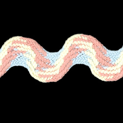 78045 Braid Ric Rac 22mm Multi Col 5