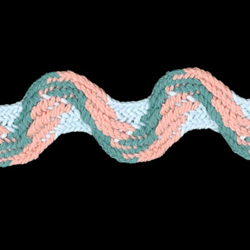78046 Braid Ric Rac 22mm Multi Col 21