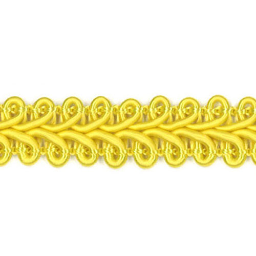 78075 Braid Gimp 12mm Yellow