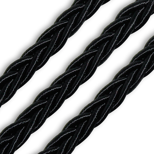 78280 Braid Plaited 5mm Black