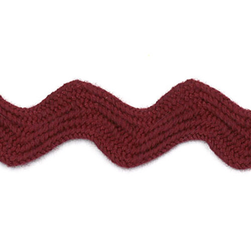 78326 Braid Ric Rac 20mm Maroon