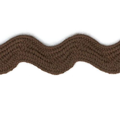 78340 Braid Ric Rac 20mm Brown