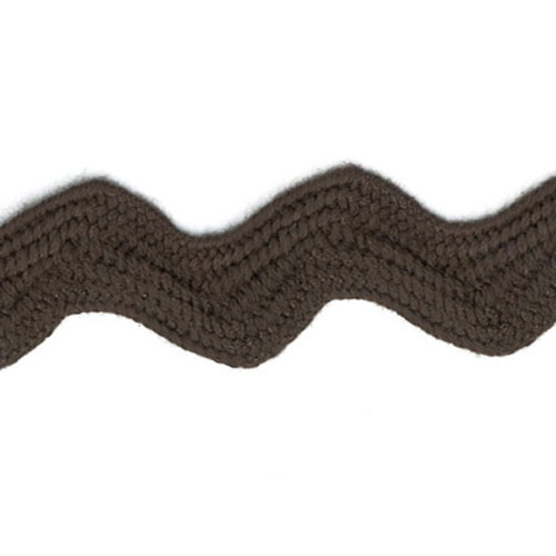 78341 Braid Ric Rac 20mm Chocolate