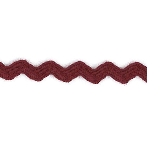 78357 Braid Ric Rac 6mm Maroon