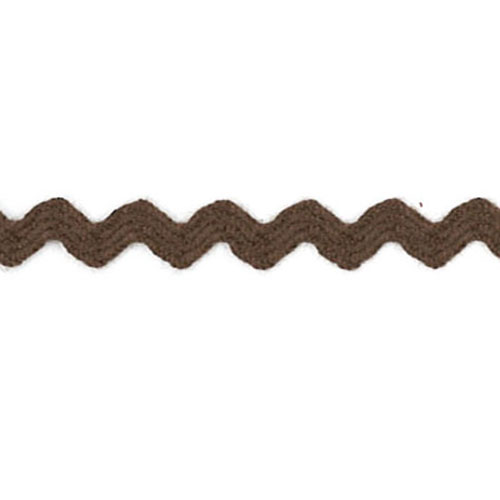 78370 Braid Ric Rac 6mm Brown