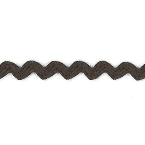 78371 Braid Ric Rac 6mm Chocolate