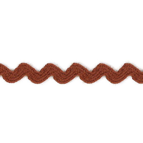 78372 Braid Ric Rac 6mm Terracotta