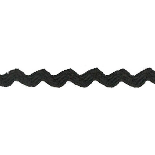 78379 Braid Ric Rac 6mm Black
