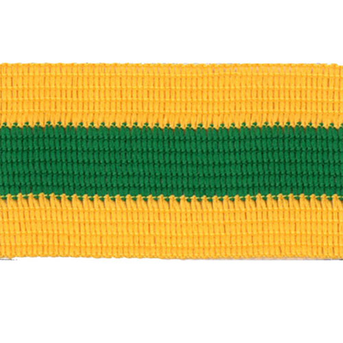 78419 Braid Tracksuit 25mm Gold Emerald