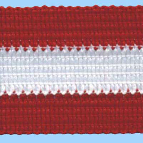 78442 Braid Tracksuit 25mm Red White Red