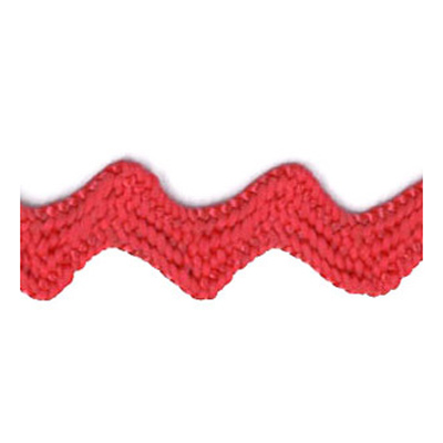 78497 Braid Ric Rac 7mm Atom Red