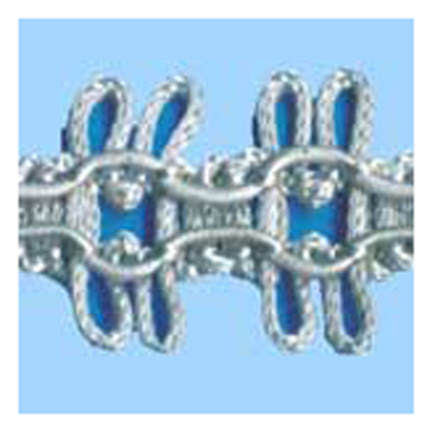 78685 Braid 17mm Silver Grey