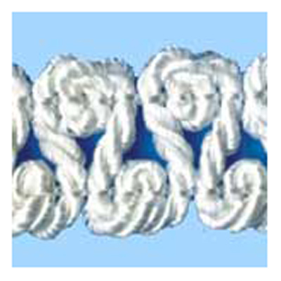 78745 Braid 19mm Bridal White