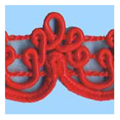 78803 Braid Gimp 20mm Atom Red