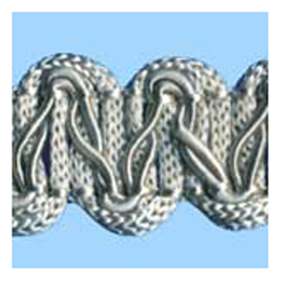78895 Braid 15mm Silver Grey
