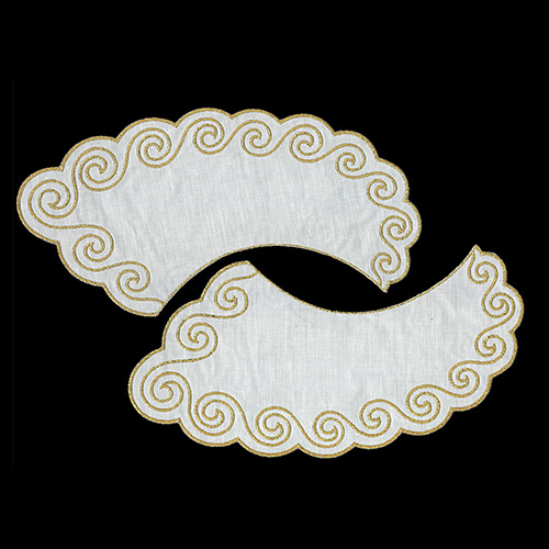 79000 Collar White + Gold