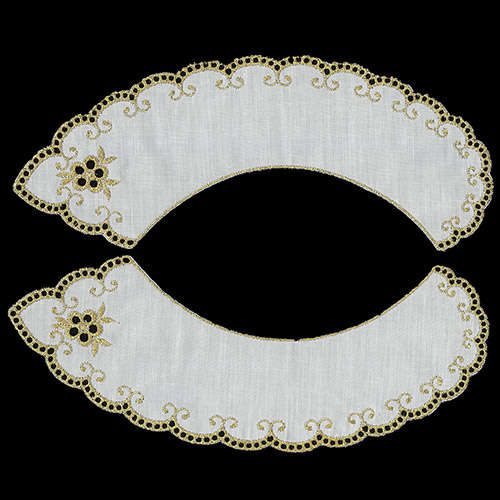 79001 Collar White + Gold