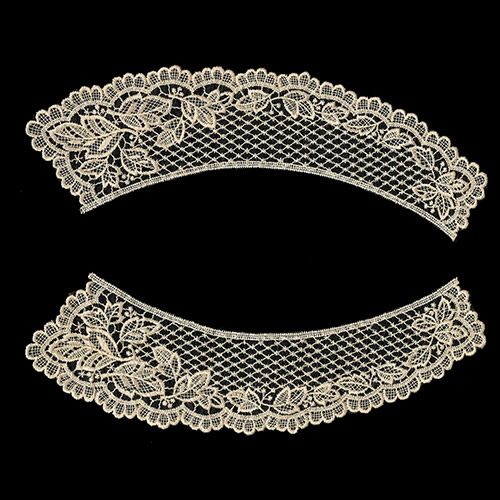 79006 Embroidered Collar Antique