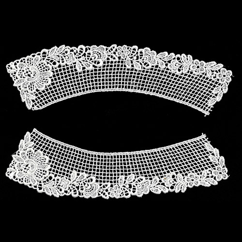 79017 Guipure Collar White