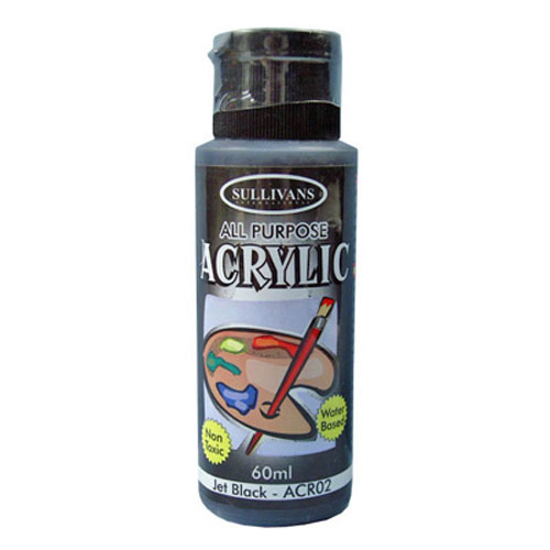 79552 Acrylic Paint 60ml Jet Black