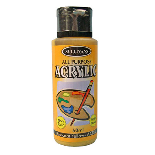 79560 Acrylic Paint 60ml Raincoat Yellow